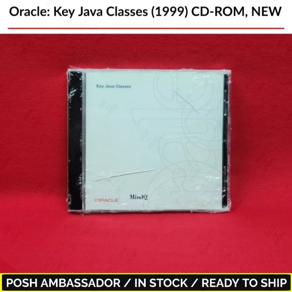 Oracle: Key Java Classes (2001) CD-ROM, NEW